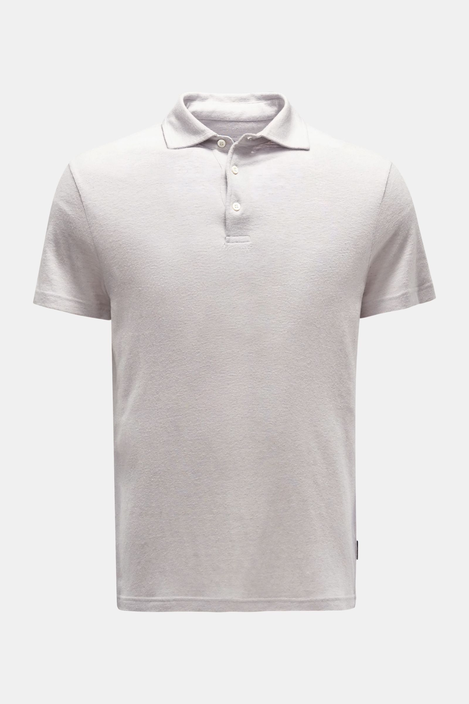Polo shirt 'Linen Polo' light grey