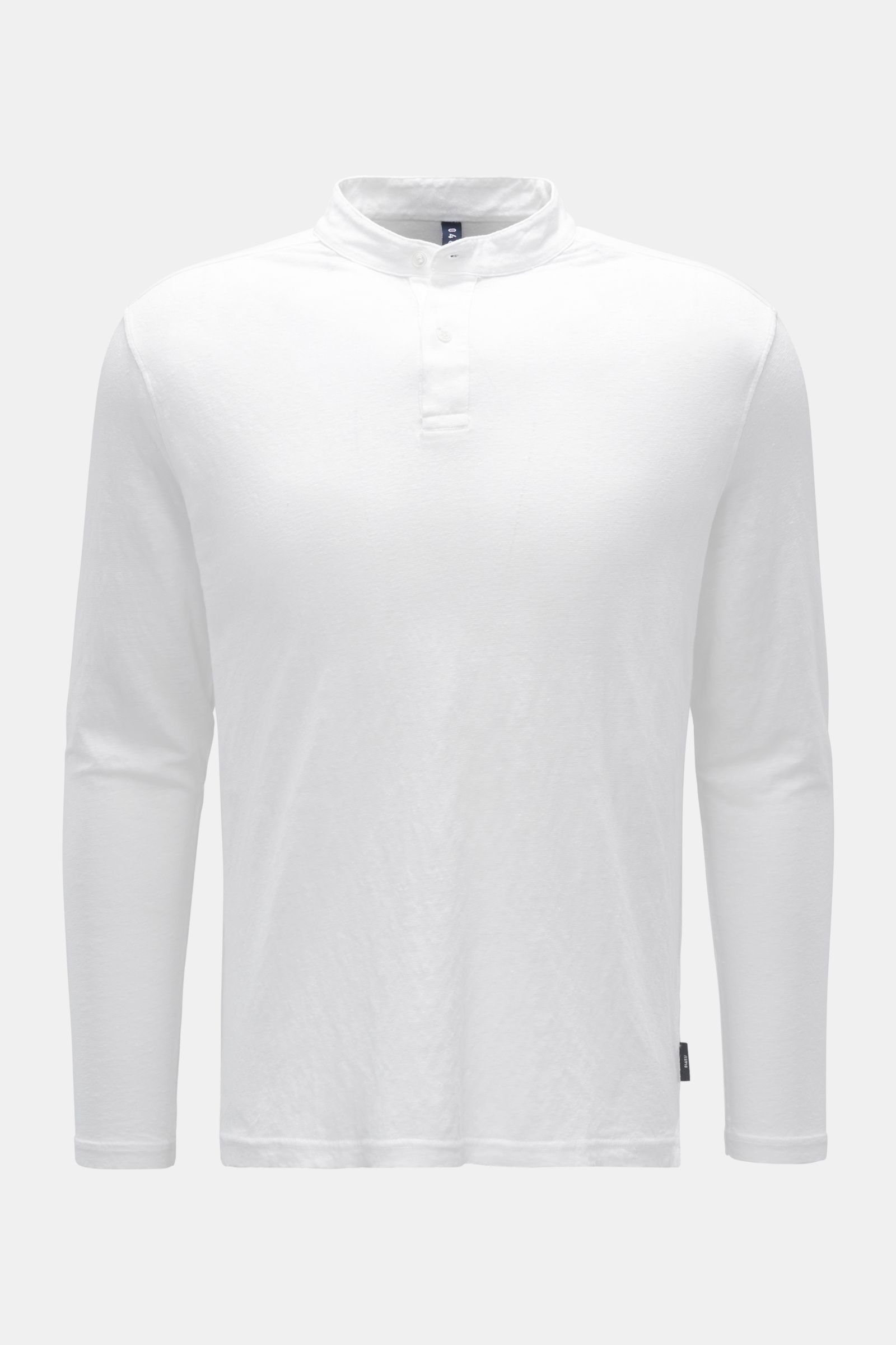 Linen Henley T-shirt white