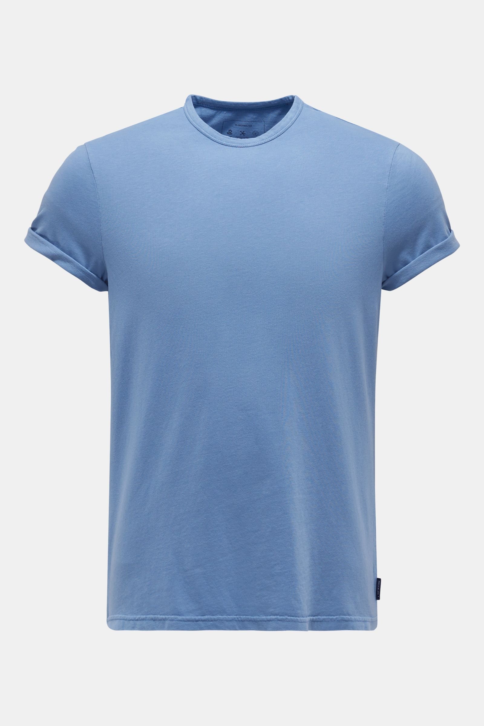 Crew neck T-shirt 'Organic Tee' smoky blue