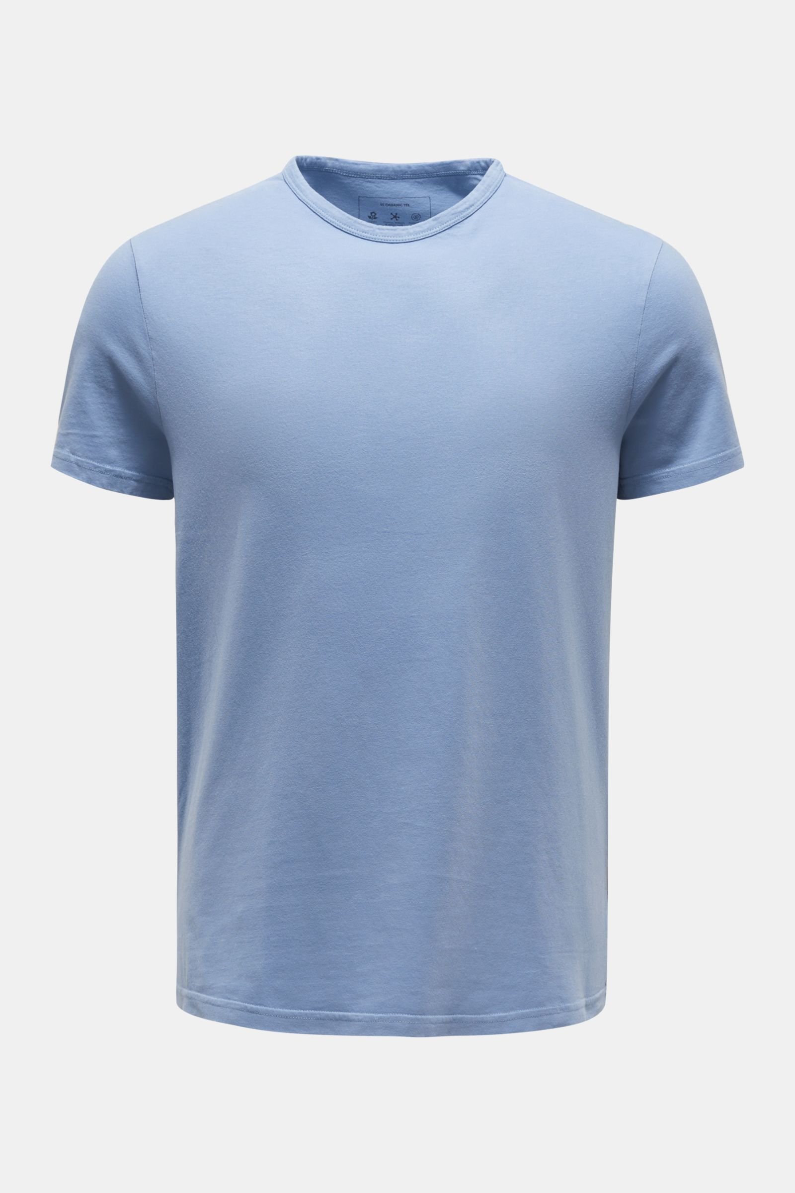 Crew neck T-shirt 'Organic Tee' light blue