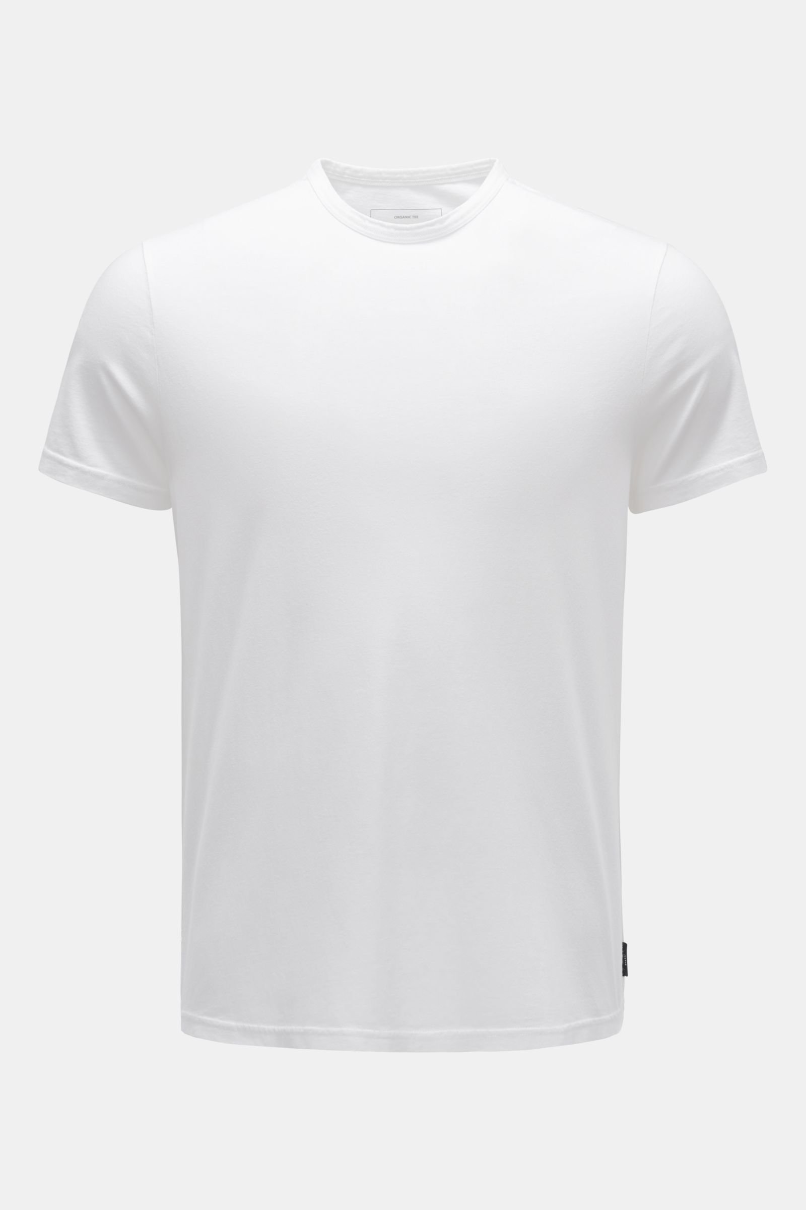 'Organic Tee' crew neck T-shirt white