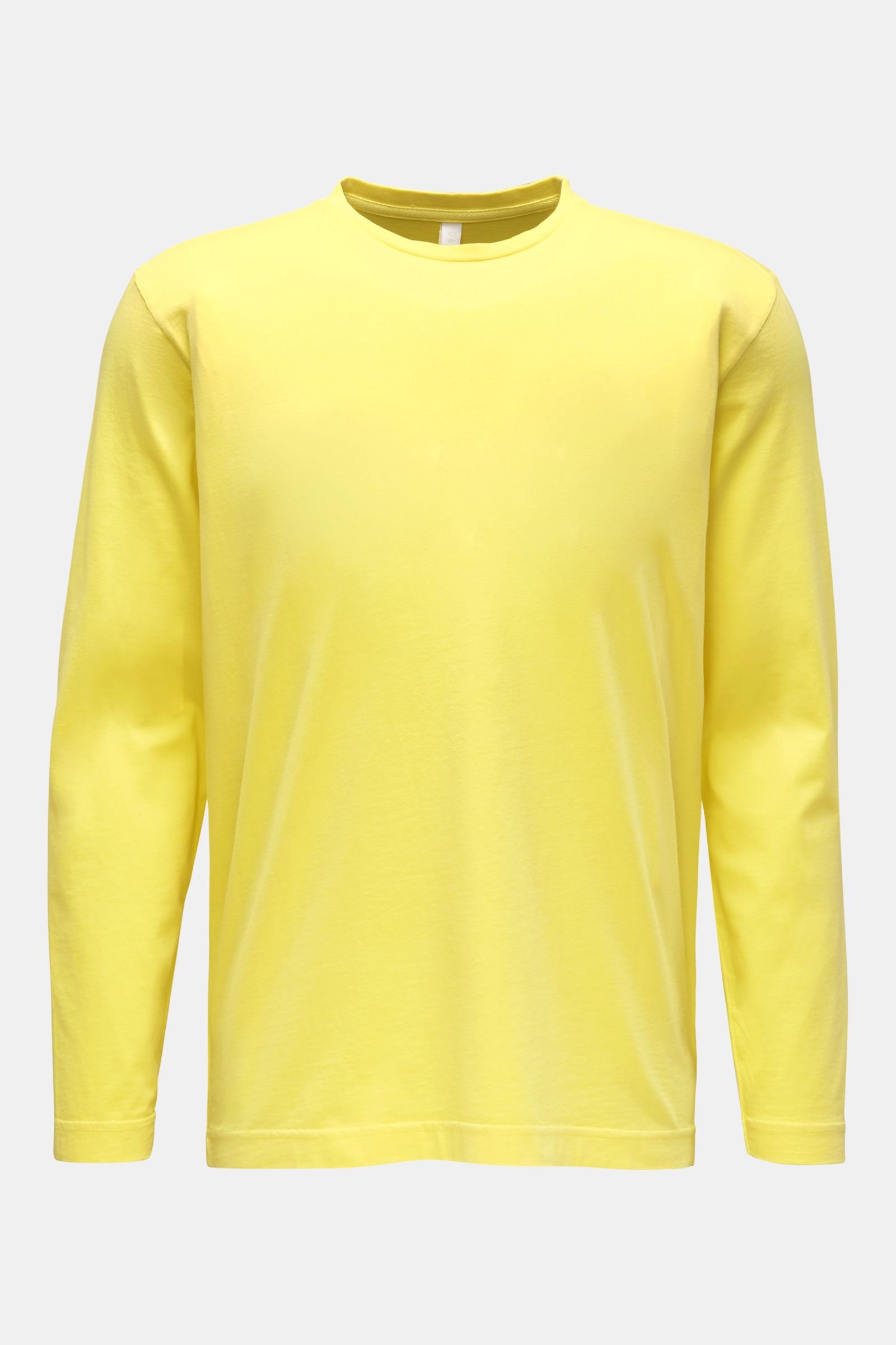 Crew neck long sleeve 'Jersey Tee' yellow