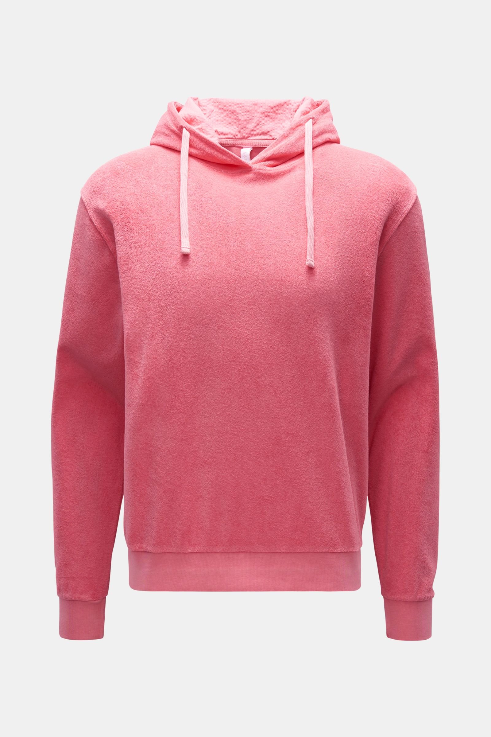 Terry hooded jumper 'Terry Hoody' coral