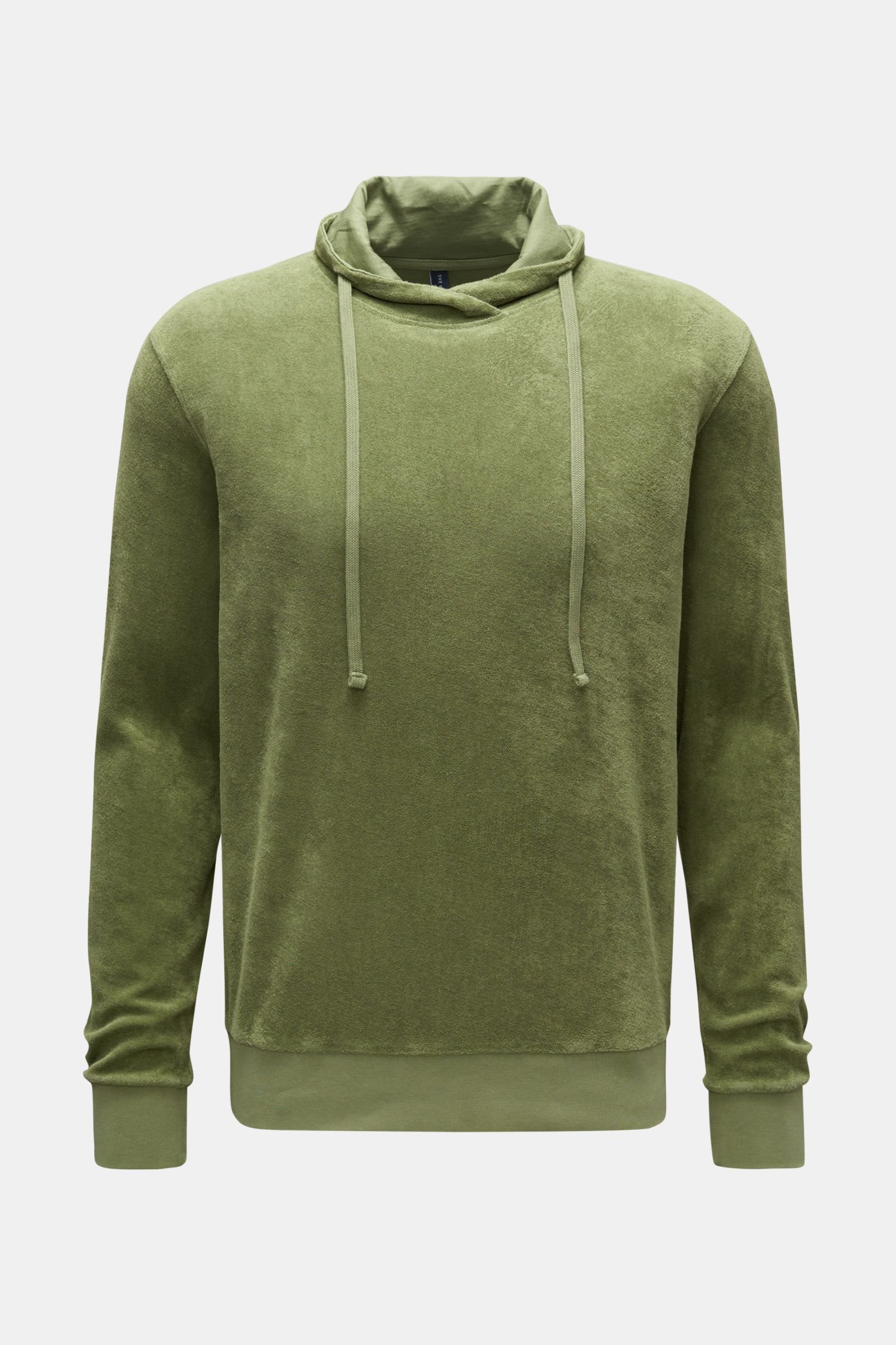 Frottee-Pullover 'Terry Turtle' graugrün