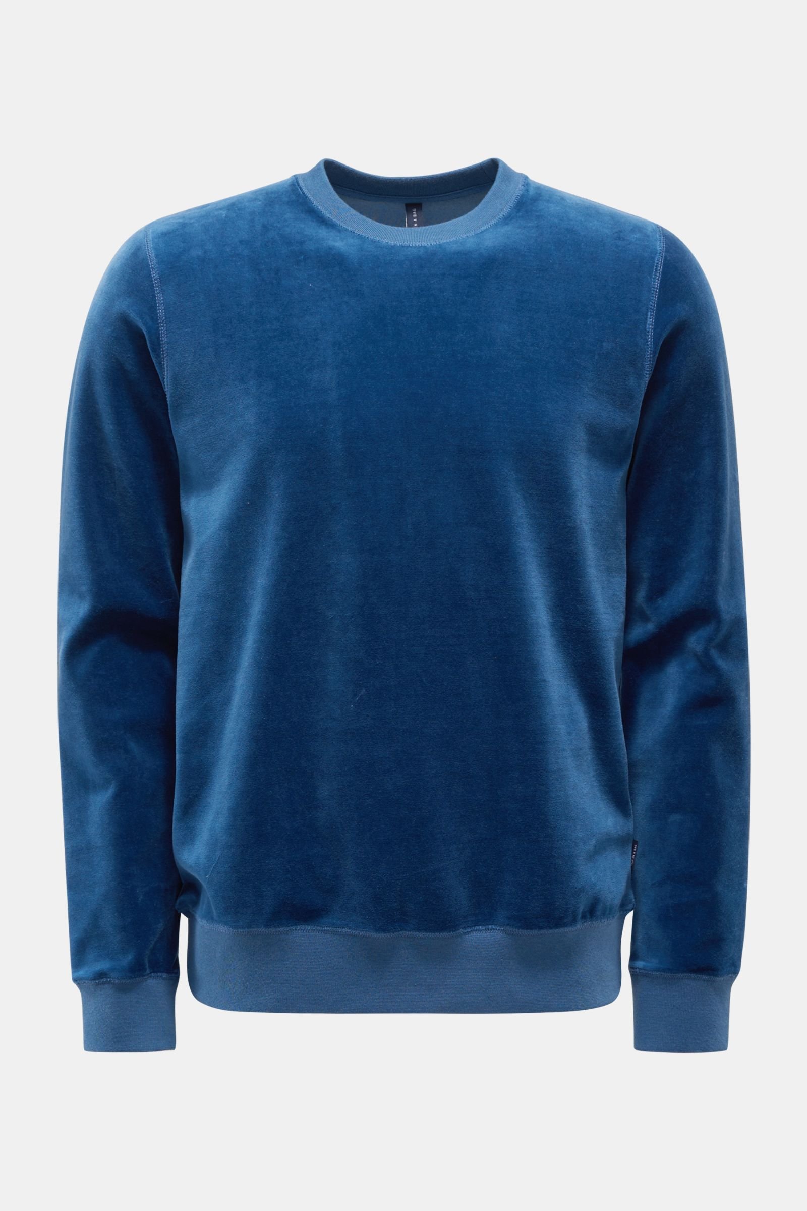 Rundhals-Sweatshirt 'Velvet Crew' dunkelblau