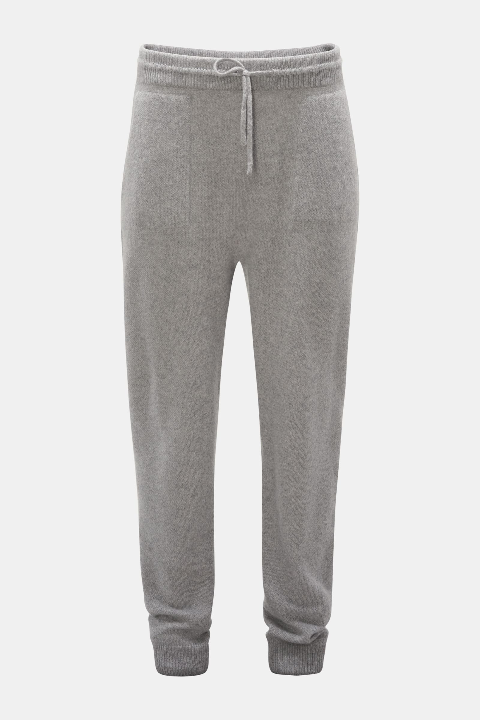 04651/ A TRIP IN A BAG cashmere jogger pants 'The cashmere Pant' grey