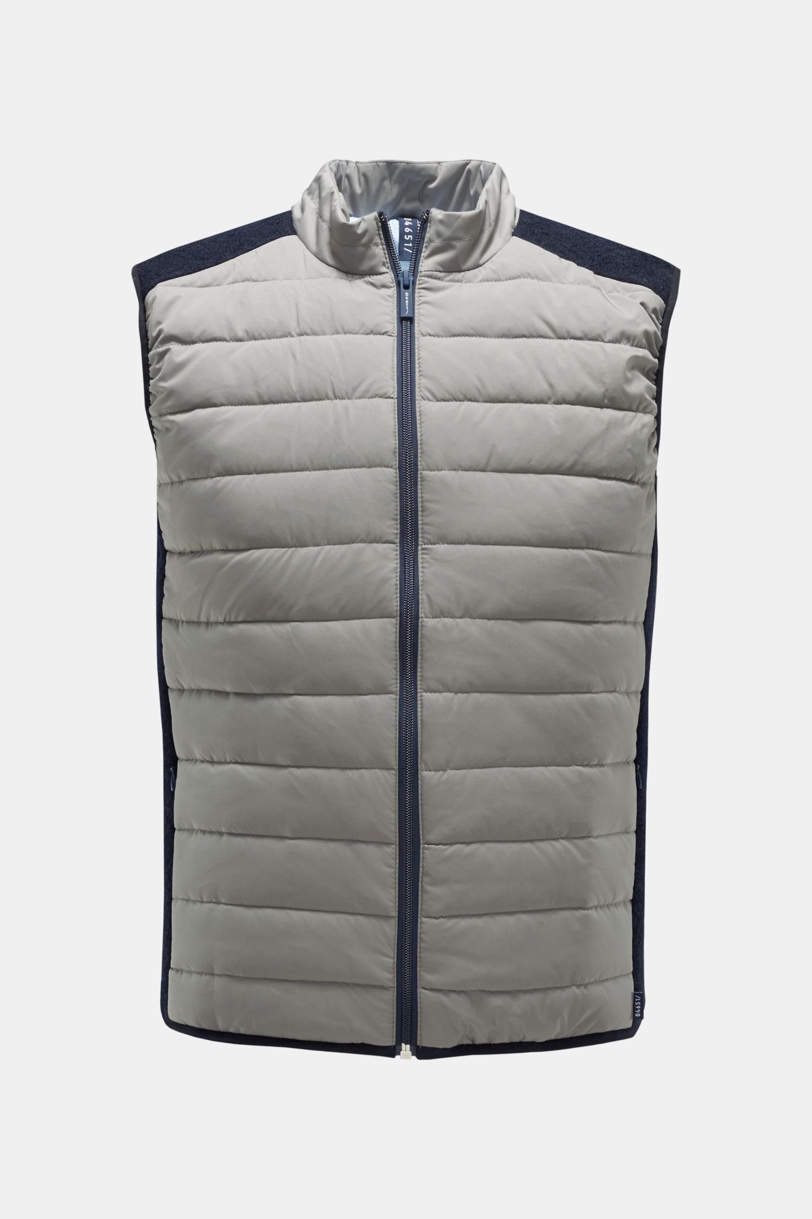 Quilted gilet grey/navy