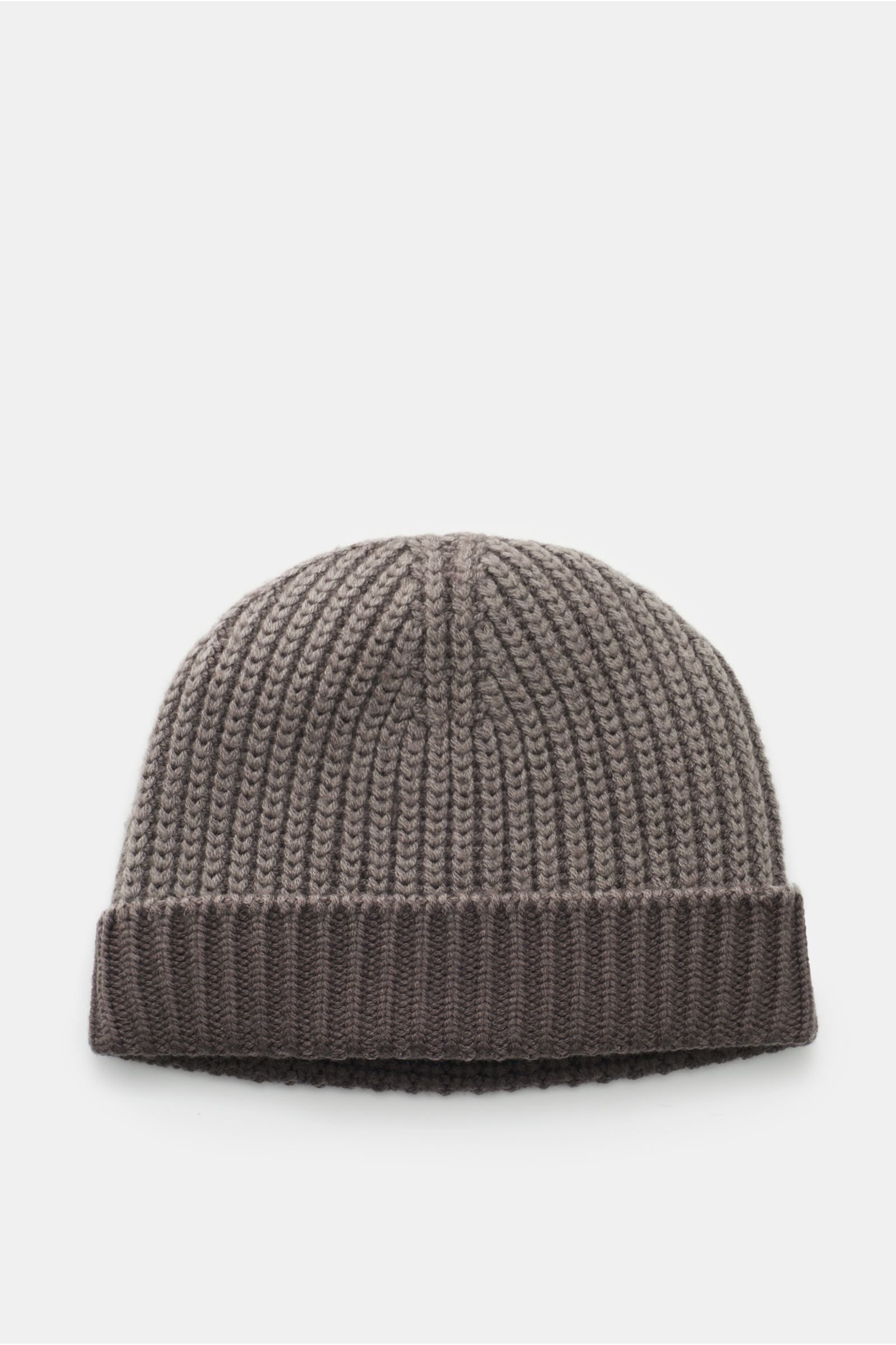 Wende-Wollmütze 'Foggy Hat' graubraun