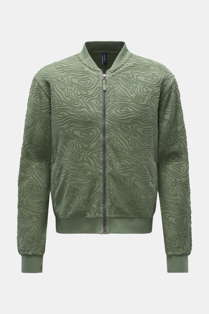 Sweat jacket 'Seamap Bomber' green