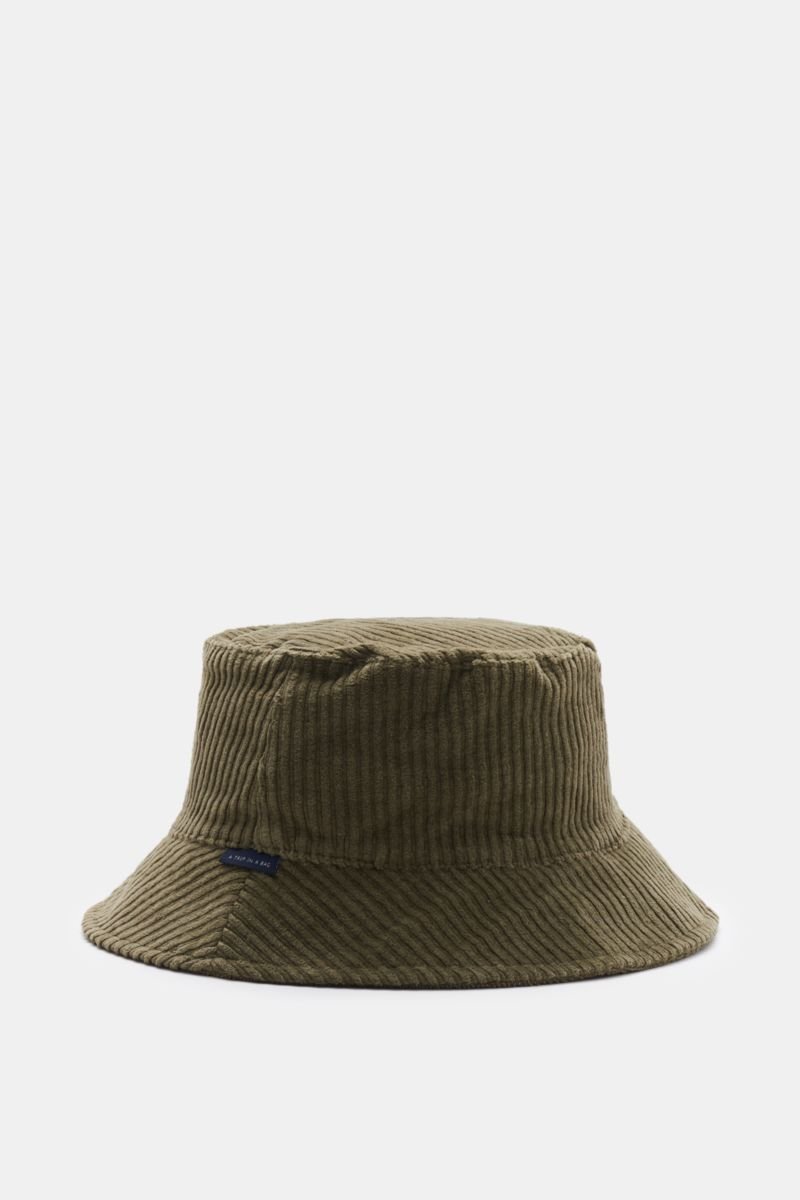 Wende-Bucket-Hat oliv