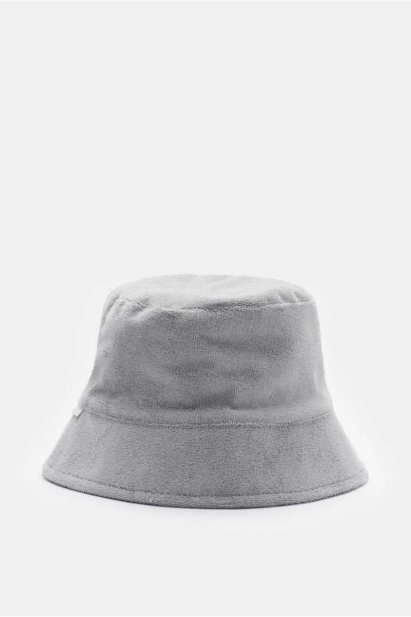 Frottee Bucket Hat 'Terry Hat' grau