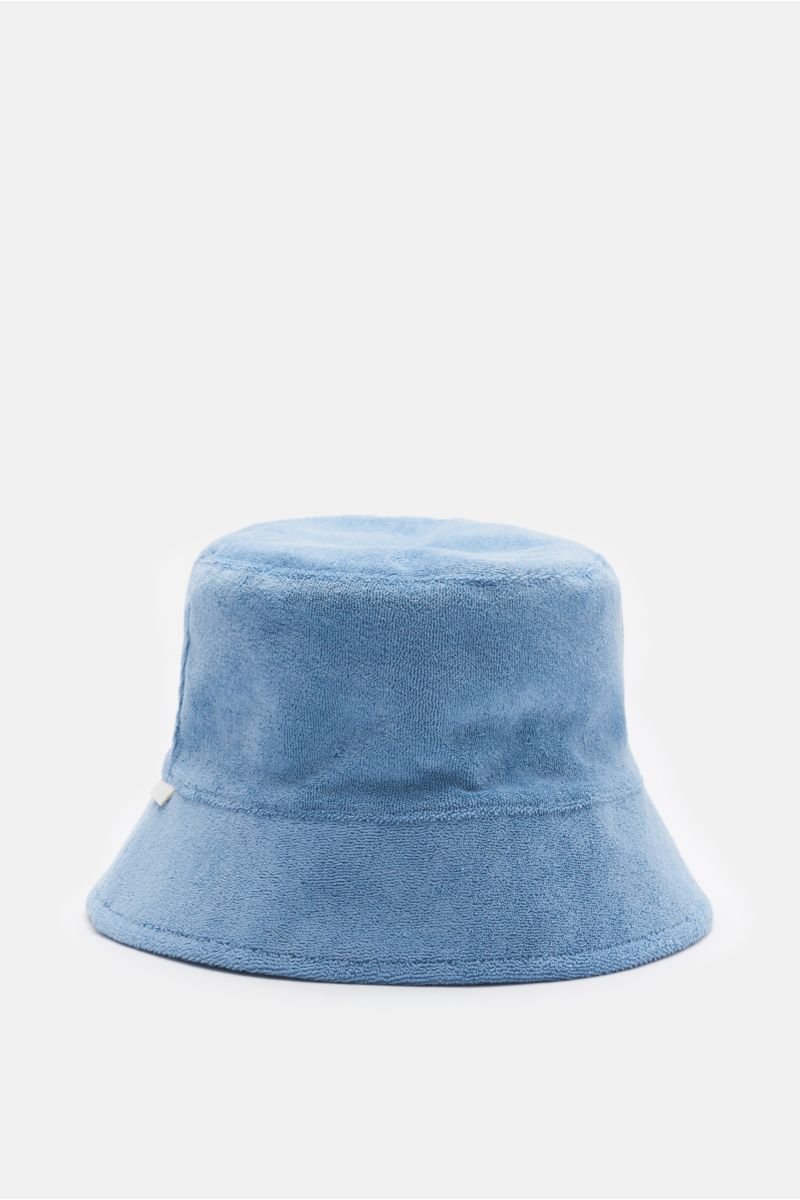 Frottee Bucket Hat 'Terry Hat' rauchblau
